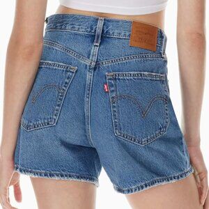 ARITZIA Levi’s Premium High Loose Shorts Super High Rise Size 25